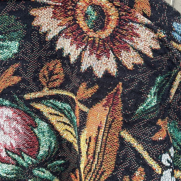 Painted Pony Vintage Tapestry Jacket Bohemian Boho Western Cottagecore Floral S - Picture 5 of 5